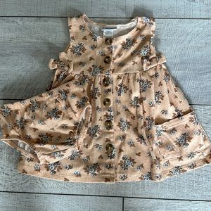 Daisy Fuentes Baby Girls Floral Dress with Pockets Set